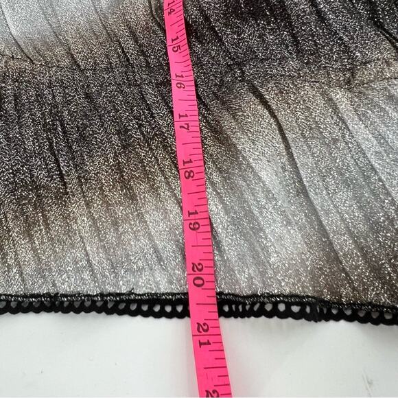 NWT Anthropologie Let Me Be Metallic Ombre Color Lightweight Sz XL - Picture 6 of 9